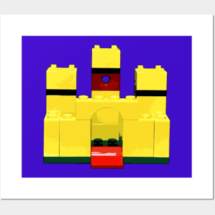 Brick Creations - Yellow Castle Posters and Art